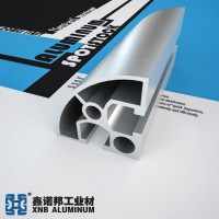 半圆弧】3030角90°框架 展示台围栏立柱 工业铝型材